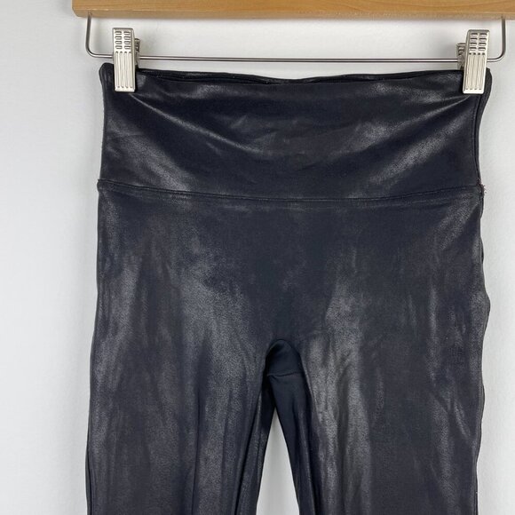 Spanx Faux Leather Leggings (Style No. 2437) - Size Small Petite - Picture 6 of 12